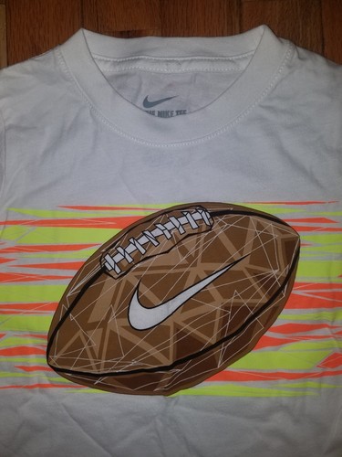 Nike The Nike Tee White Long Sleeve Football Shirt Size 4T Boy's NWT