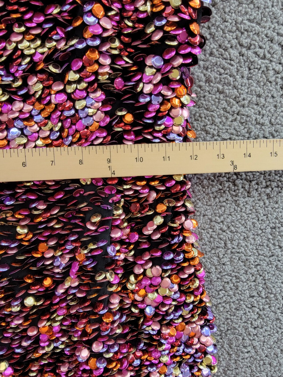 RAMY BROOK RAMY BROOK MILENA SEQUIN MINI DRESS WOMEN'S 2 PINK ORCHID SQUARE NECK BACK ZIP