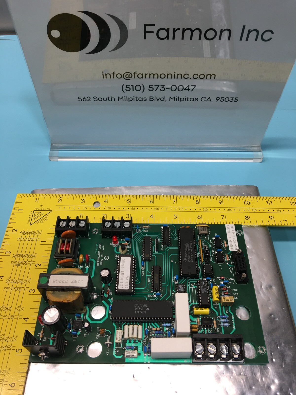 THERMALOGIC SVG 06-49879-01-B RA2011-11 PCB BOARD 90S DUV, 155833