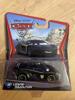 Mattel Disney Pixar Cars 2 LEWIS HAMILTON #24 Car 1:55 Scale