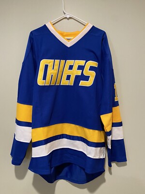 SLAPSHOT CHARLESTON CHIEFS HANSON Bros HOCKEY Sweater JERSEY SEWN STITCHED pick