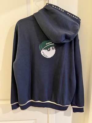 Malbon Golf Hoodie Menswear Hoodies Long Sleeve Tops Navy