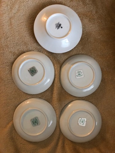 Mikasa Candleholder & Porcelana Brasil Saucers Junk Drawer