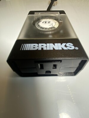 Outdoor Plug-In Timer Weatherproof Raintight Mechanical Clear Lid Brinks 42-1015