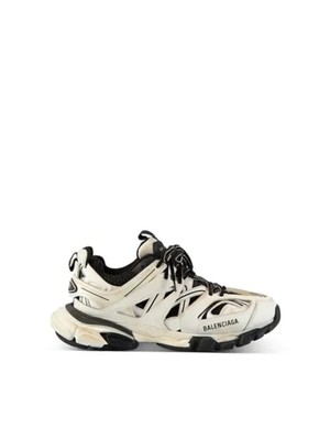 

BALENCIAGA Женские белые спортивные кроссовки с круглым носком и сетчатым логотипом, Белый, 542436W1GC4