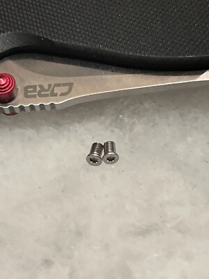Stainless Steel T6 Torx Screws For CJRB Maileah Knife Pocket Clip - 2pcs