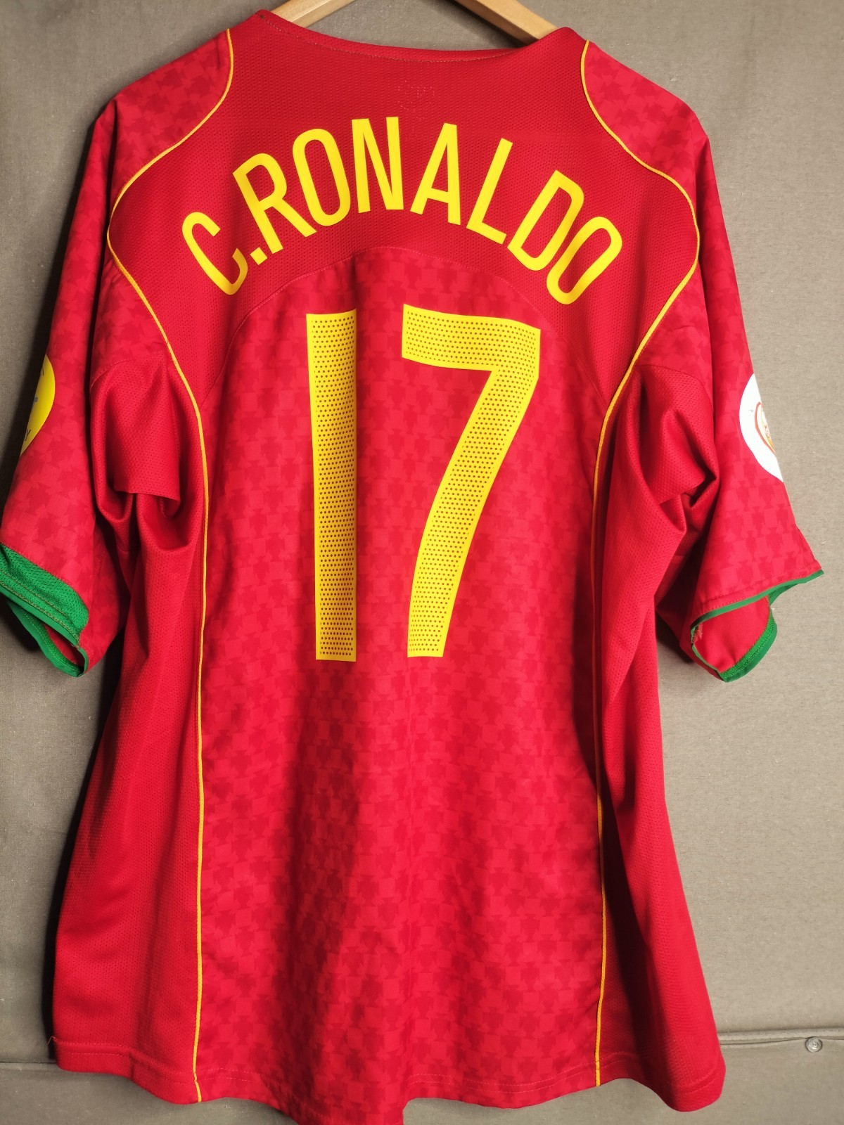 ウェア PORTUGAL - 2004 (Home) PORTUGAL 2004 2006 HOME FOOTBALL SHIRT SOCCER JERSEY NIKE sz
