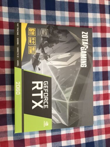 ZOTAC GAMING NVIDIA GeForce RTX 2060 GPU 6GB Graphics Card ZOTAC GAMING NVIDIA GeForce RTX 2060 GPU 6GB Graphics Card