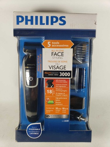 Philips Norelco 3000 Series QG3330/16 Cordless Face Trimmer 