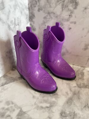 FUNRISE PURPLE Cowboy boots Fit 18'' BATTAT AMERICAN GIRL OG dolls 3.5'' Tall