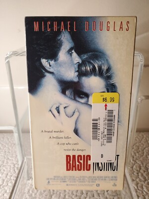 Basic Instinct (VHS, 1992) SEALED Classic Thriller Michael Douglas Sharon Stone