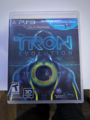 Tron Evolution (Sony PlayStation 3 2010) Disney PS3 w/Manual CIB Complete Tested