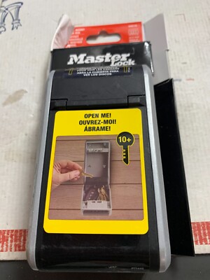 Master Lock Company 5481D Lock Box Metal 4 Dial Combination Black