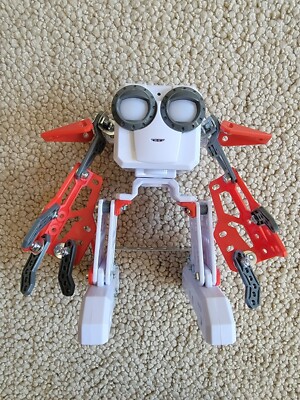Meccano Erector Micronoid Socket Red Building Toy Programmable Moving Robot