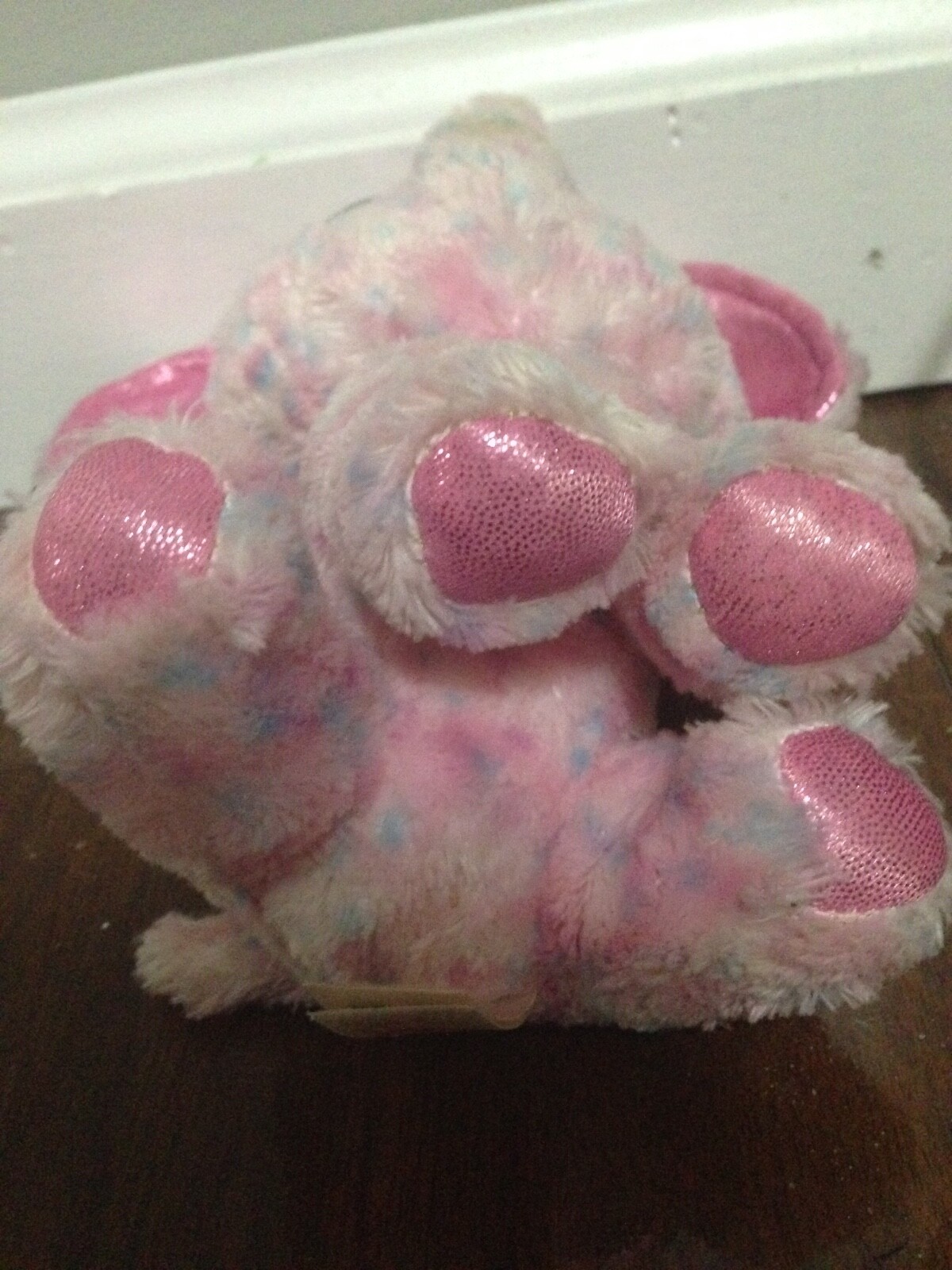 TY Beanie Boo Ellie The Elephant With Sparkly Pink Eyes