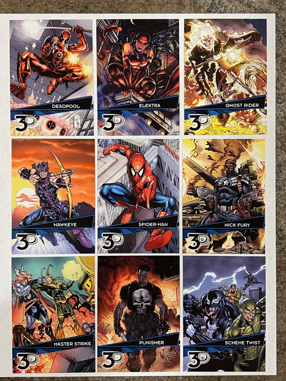 2015 Upper Deck Marvel 3D Base #26 ZZZAX Card Single NM/M