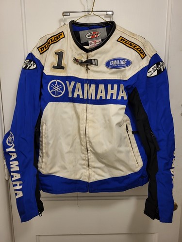 YM　チャレンジャー／ ROCKET'S MELTON JACKET Ｌ Yamaha Champion Jacket Joe Rocket Racing Motorcycle Jacket