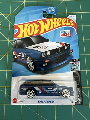 2024 HOT WHEELS - BMW M3 WAGON HW MODIFIED 10/10 METALFLAKE BLUE NEW FOR 2024