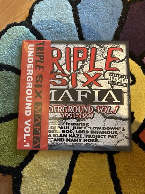 Triple Six Mafia Underground Vol 1. Splatter 2LP With OBI  54/666