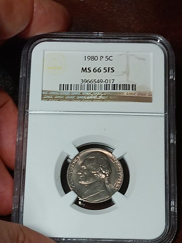 💥1980 P Jefferson Nickel NGC MS66 5FS Full Steps | eBay