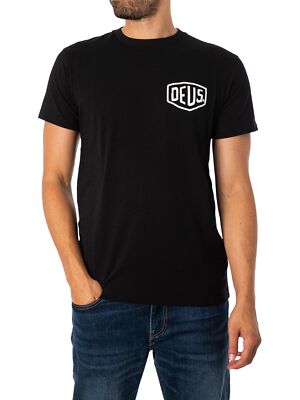 

Мужская футболка Deus Ex Machina Ibiza Address, черная, Черный, DMW91808C-BLK