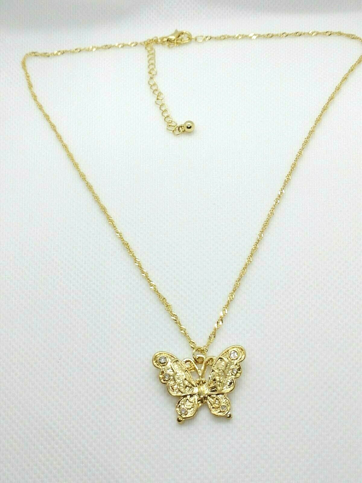 【STONEHENgE】POSY〜14K Butterfly Shaped Necklace T2046 STONEHENgE】POSY〜14K Butterfly Shaped Necklace T2046