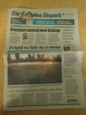Columbus Dispatch Full Newspaper -  New England Patriots Super Bowl - (2/1/19)
