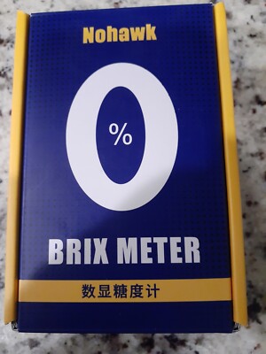Digital Brix Refractometer, Color Screen Display, 0.1 Accuracy 0%-35% 0%-55% NEW