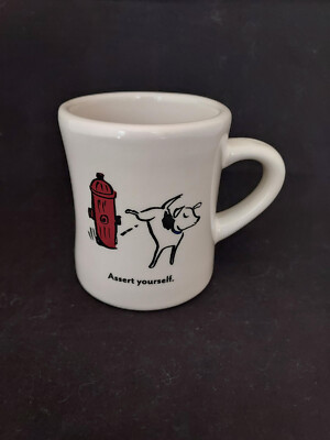 Bad Dog Wisdom Restaurant Mug Assert Yourself