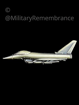 Typhoon Euro Fighter Aircraft Lapel Pin (V6)