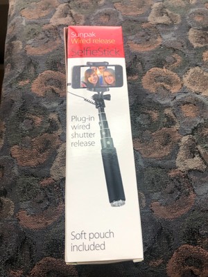 NEW Sunpak Bluetooth Selfie Stick  Shutter Release for GoPro & Smartphones