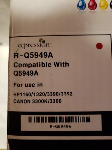 Magenta Toner Cartridge Q5949A 49A Compatible For HP 1160 1320 3390 3392