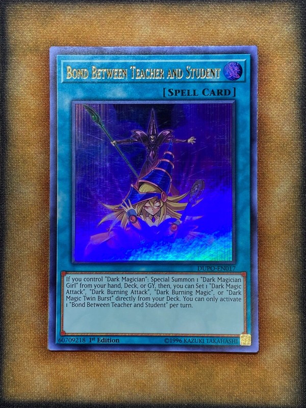 Yugioh Bond Between Teacher And Student Dupo-En017 Ultra Rare 1st Ed Nm