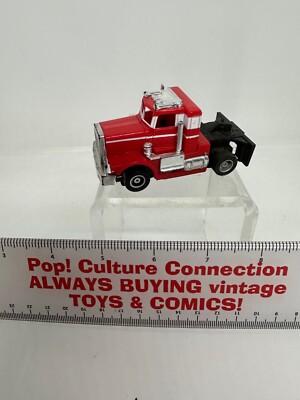 Vintage Us Trucking Tyco Slot Car Semi Truck Red And White Inv-2153