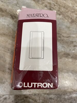 LUTRON Maestro MA-R-WH 120V 8.3A Companion Dimmer Switch White