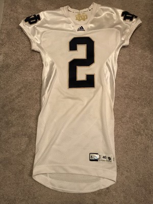 notre dame game worn jersey