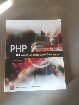 PHP: 20 Lessons to Successful Web Development by Robin Nixon (2015, Trade...