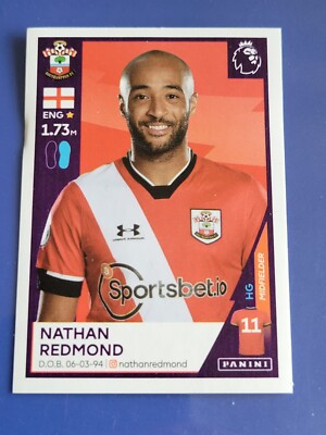 Panini Premier League 2021 Sticker Nathan Redmond Midfielder Southampton #511 