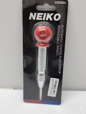 NEIKO 02638A 5-Inch Automatic Center Punch for Metal Adjustable Impact NEW