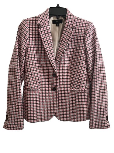 ジャケット・アウター 90's J.Crew Tartan Check Wool Coat M Ludlow Slim-fit Dinner Jacket In Red Stewart Tartan Stretch
