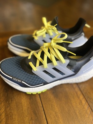 Size 9 - adidas UltraBoost 21 Cold.RDY Navy white yellow women s running shoes 