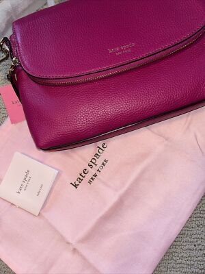 Kate Spade New York Polly BerryBlitz Large Convertible Crossbody NWT PXRUA248