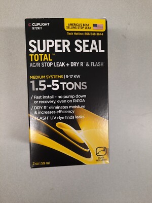 DIVERSITECH #972KIT SUPER SEAL SEALANT-AC/R STOP LEAK+DRY R & FLASH  -1.5-5 TONS