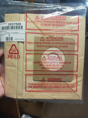 Bissell Vacuum Cleaner Bags fit Zing Canister 2037500, 22Q3 Also Cirrus VC248