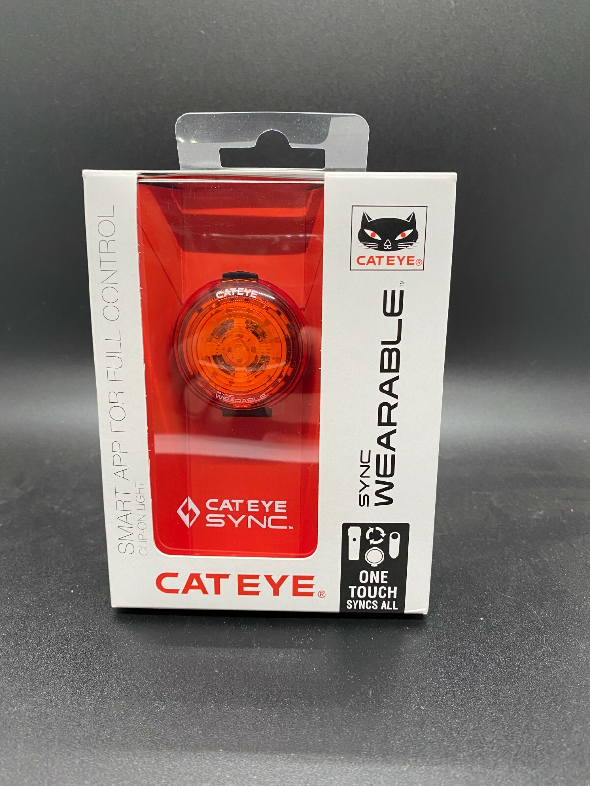 CATEYE Sync Wearable High Power LED Rear Clip Rechargeable B