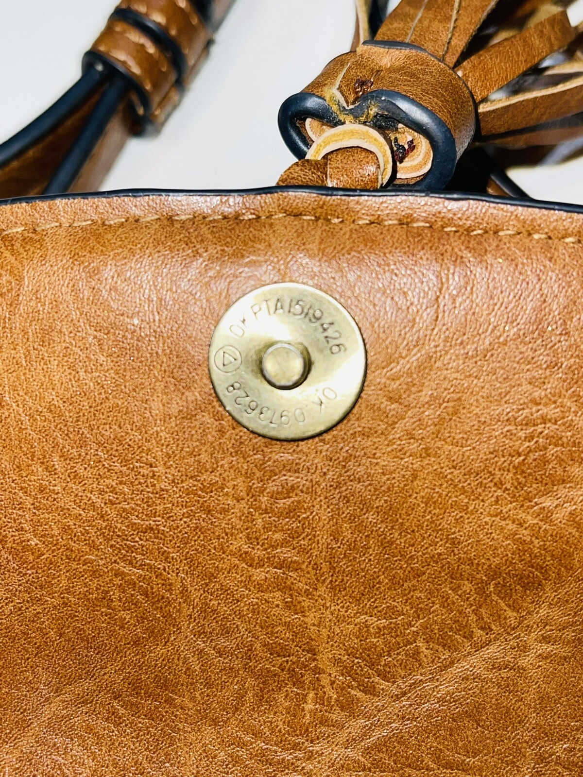 antik kraft vegan leather tote