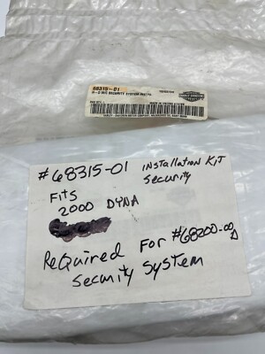 Harley-Davidson Security System Installation Kit - Part # 68315-01