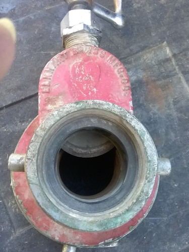 Vintage Elkhart Brass Mfg Co Fire Hydrant Gate Valve