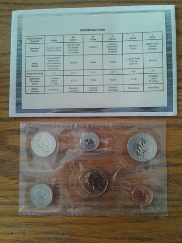 1996 Canadian 6CoinPL Set Royal Canadian MiNT