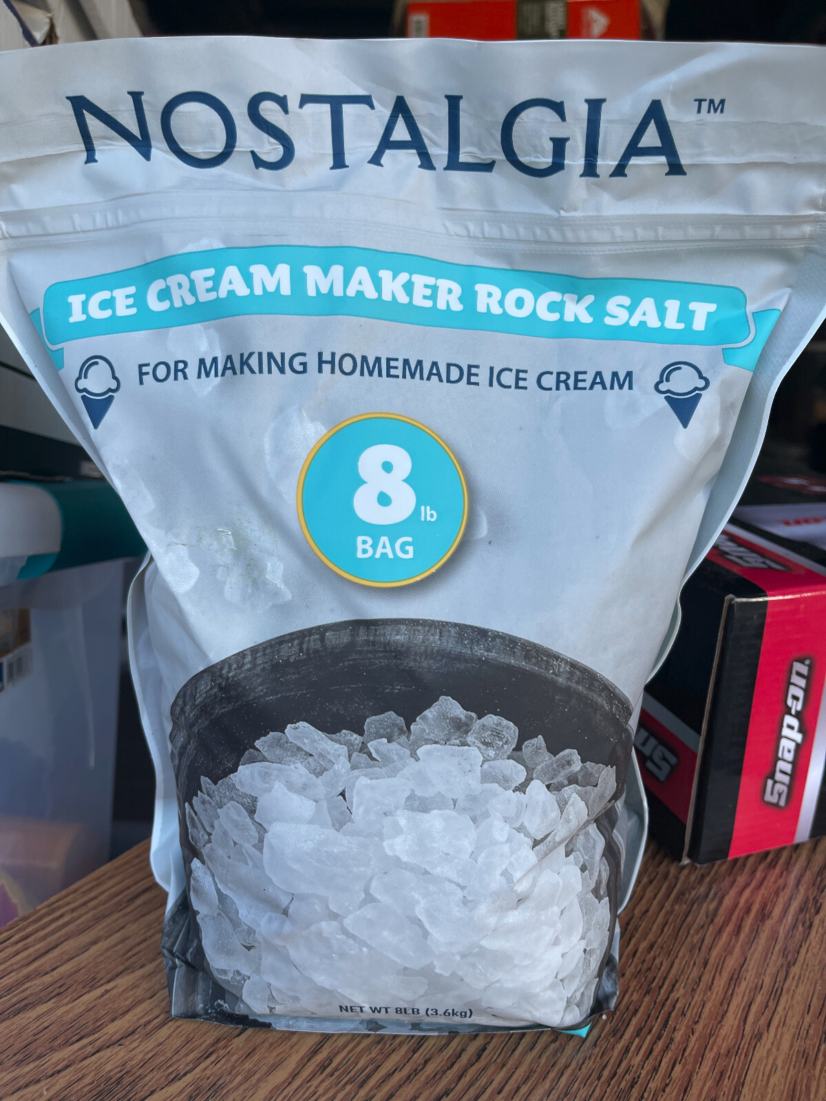 NEW Nostalgia Rock Salt Bag 8 Lb. Ice Cream Maker Rock Salt RSBG8LB eBay